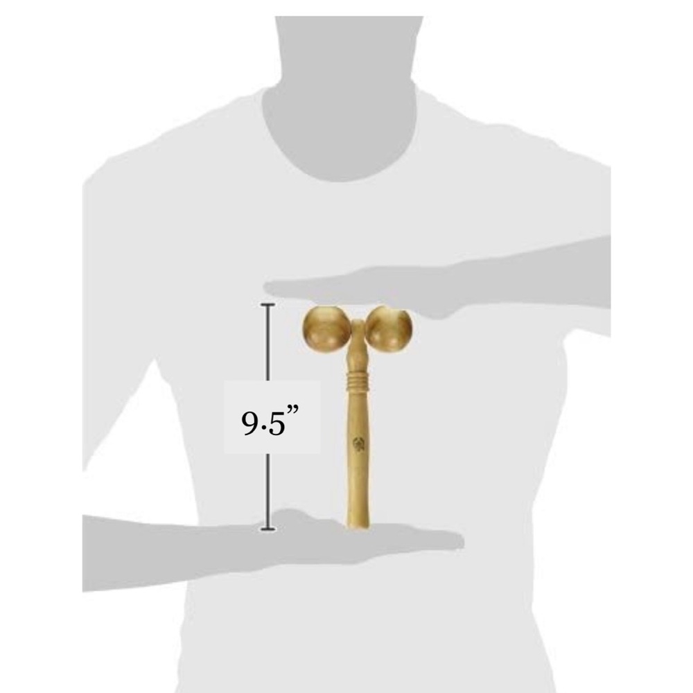 Indonesian Wood Twin-Ball Massager Large